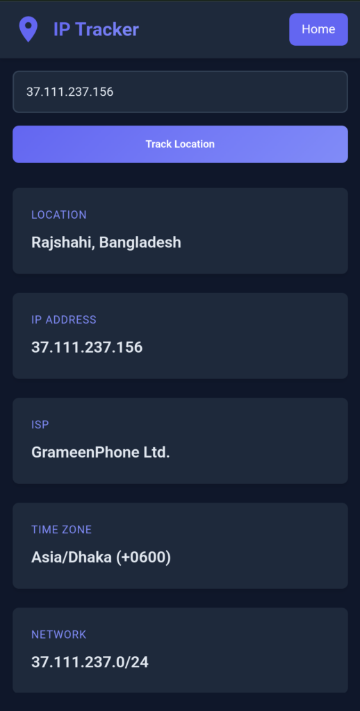 Ip to location